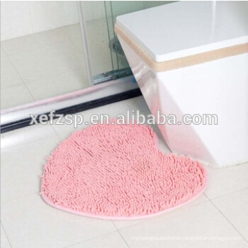 super soft100%polyester microfiber hot melt bath entrance mat